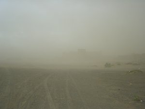  Sandsturm bei Erg Chebbi 