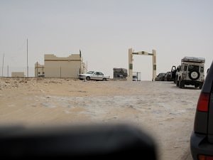 Grenze Mauretanien