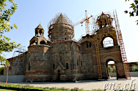 Die Kathedrale in Echmiadzin