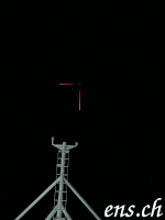 ... die ISS (International Space Station) auf der Höhe von Bari (I)