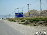 Richtung Çukuru-Meteoriten-Krater bei der Grenze zum Iran