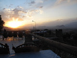Ein Blick über Dogubayazit in den Sonnenuntergang :-)