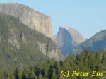  El Cap und der Half Dome 