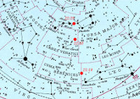  Asteroid (367943) Duende / 2012 DA14 : Aufnahme-Positionen 
