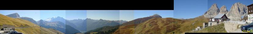  Rundsicht vom Sellajoch 
