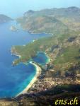 Der Landeplatz am Strand von Ölüdeniz 