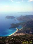  Der Landeplatz am Strand von Ölüdeniz 
