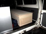 TOYOTA HZJ78 - Buschtaxi : Innenausbau 2 : Sitzbank