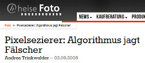 Pixelsezierer: Algorithmus jagt Fälscher