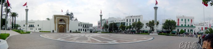  Der Königspalast in Tetouan (Breitbild, 4 Fotos) 