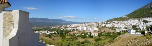  Chefchaouen Rundsicht (Breitformat, 3 Fotos) 