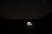 Ursa Major = Grosser Wagen mit Polaris (Polarstern = Ursa Minor), Bootes, nördliche Krone, u.v.m.