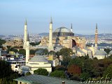  Hagia Sophia vom Hotel-Balkon 