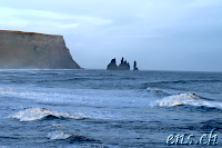 Blick Richtung Reynisfjara-Beach