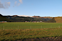 Þorvaldseyri Hof mit Eyjafjallajökull