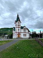 Die berühmte Kirche von Husavik
