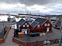 Restaurants beim Hafen von Husavik