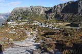 Kjerag - Kjeragbolten : der Rückweg