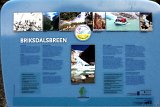 Infotafel Briksdalsbreen