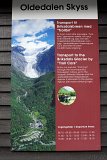 Infotafel Briksdalsbreen