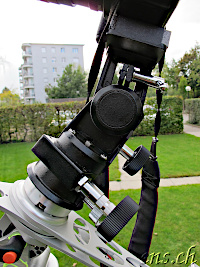 AstroTrac mit 3-Weg-Getriebe-Neiger (sehr fein justierbar)