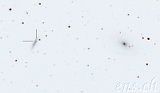 M82 mit Supernova SN2014J, ca. mag 12<br />23. Februar 2014 / 21:27 Uhr<br />400mm / ISO 1600 / f5.6 / Aufnahmedauer : 57 Sekunden