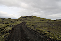 The way to Laki : green-black and cloudy :)