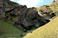 the small waterfall :)