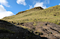walking up ...